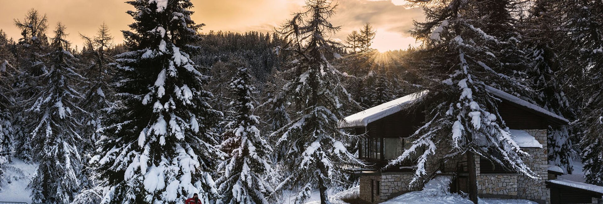 Nacht-Skifahren Trentino Italien