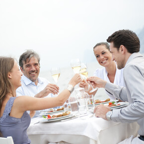 Aperitieven met uitzicht