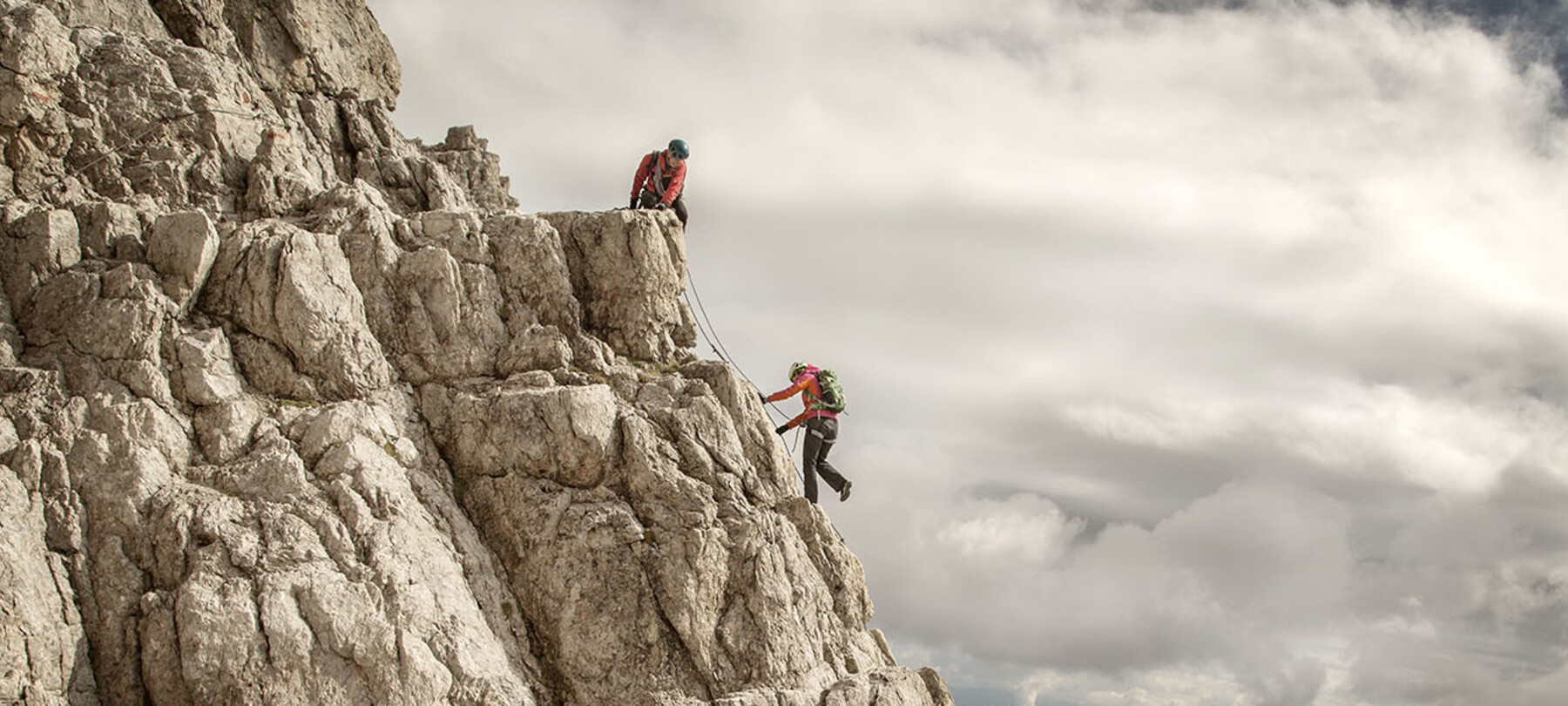Bergsteigen in den Dolomiten – die Via delle Normali