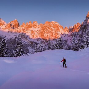 Ski mountaineering in the Dolomites di Brenta | © APT Dolomiti di Brenta e Paganella
