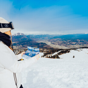 At the Viote of Bondone with snowshoes | © APT Trento 