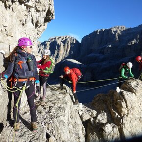 Sulle cenge delle Bocchette Centrali | © APT Madonna di Campiglio, Pinzolo, Val Rendena