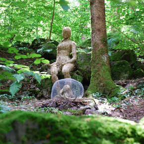 Kunstinstallation entlang des Salagadart-Wegs | © APT Madonna di Campiglio, Pinzolo, Val Rendena