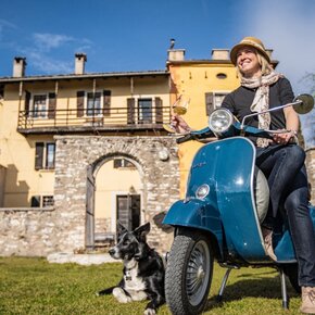 Percorso del vino in Vespa | © APT Rovereto Vallagarina Monte Baldo