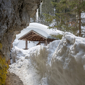 Pont del Pastin, snowshoeing route in Val Meledrio | © APT Valli di Sole, Peio e Rabbi
