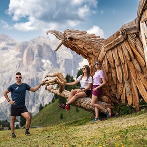 Arte in quota Buffaure ©Archivio Funivie Buffaure S.P.A. | © APT Val di Fassa