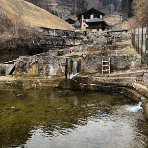 Die Becken der alten Fischzucht | © Madonna di Campiglio Azienda per il Turismo 