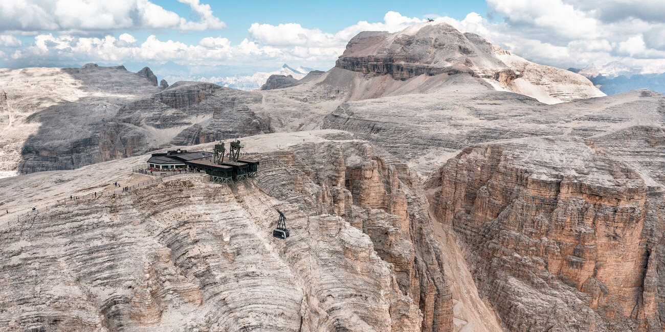 Sass Pordoi viewpoint - Pordoi Pass #2