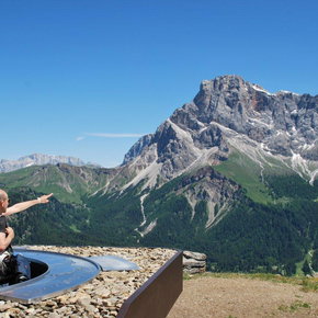 Balcone panoramico sulle Dolomiti