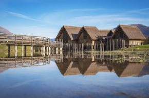 Озеро жилища музей в Fiavé