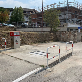 Piazzola di servizio ai Camper vicino ai Vigili del Fuoco