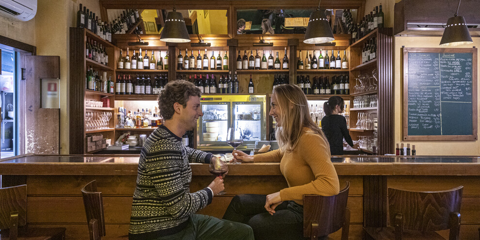 Drink a glass of Marzemino