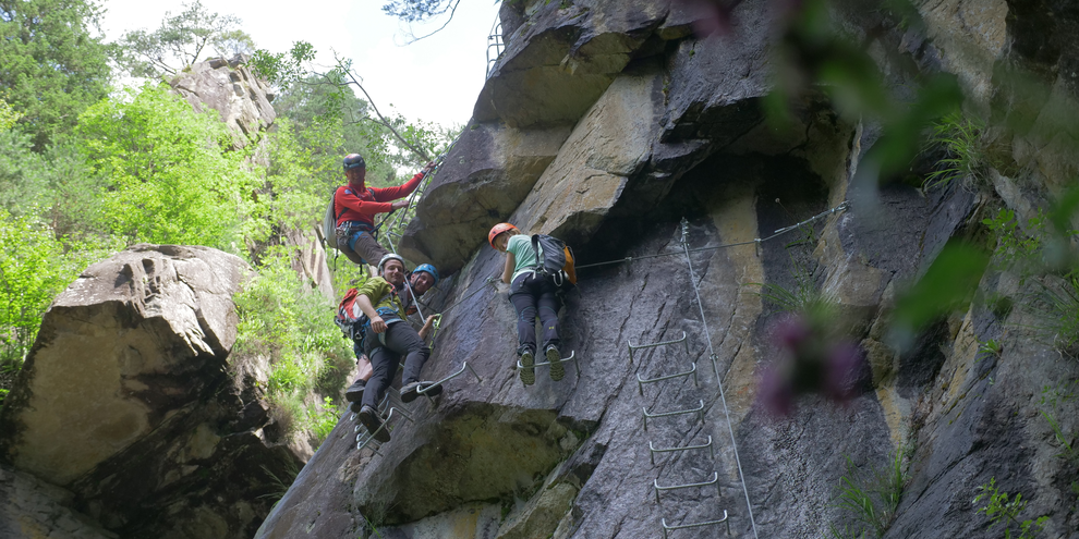 Didaktischer Klettersteig Val di Scala - Vanoi-Tal