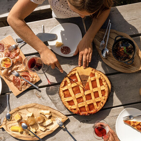 Feste liegen in der Luft