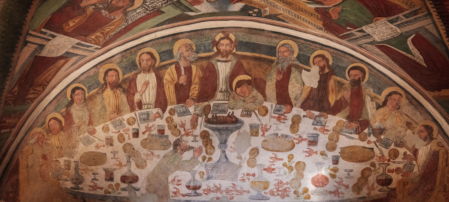 Unterwegs zu den Kirchen des Trentino: im Mittelalterlichen Dorf San Lorenzo in Banale