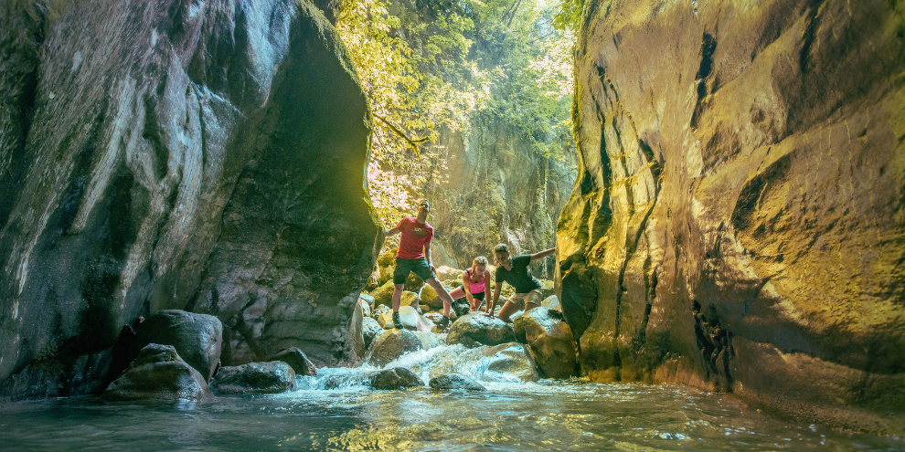 Fluss-Wandern im Vallagarina