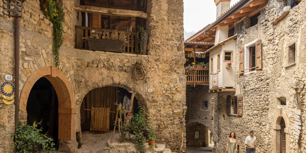 Canale di Tenno, nur ein paar Schritte vom See entfernt 