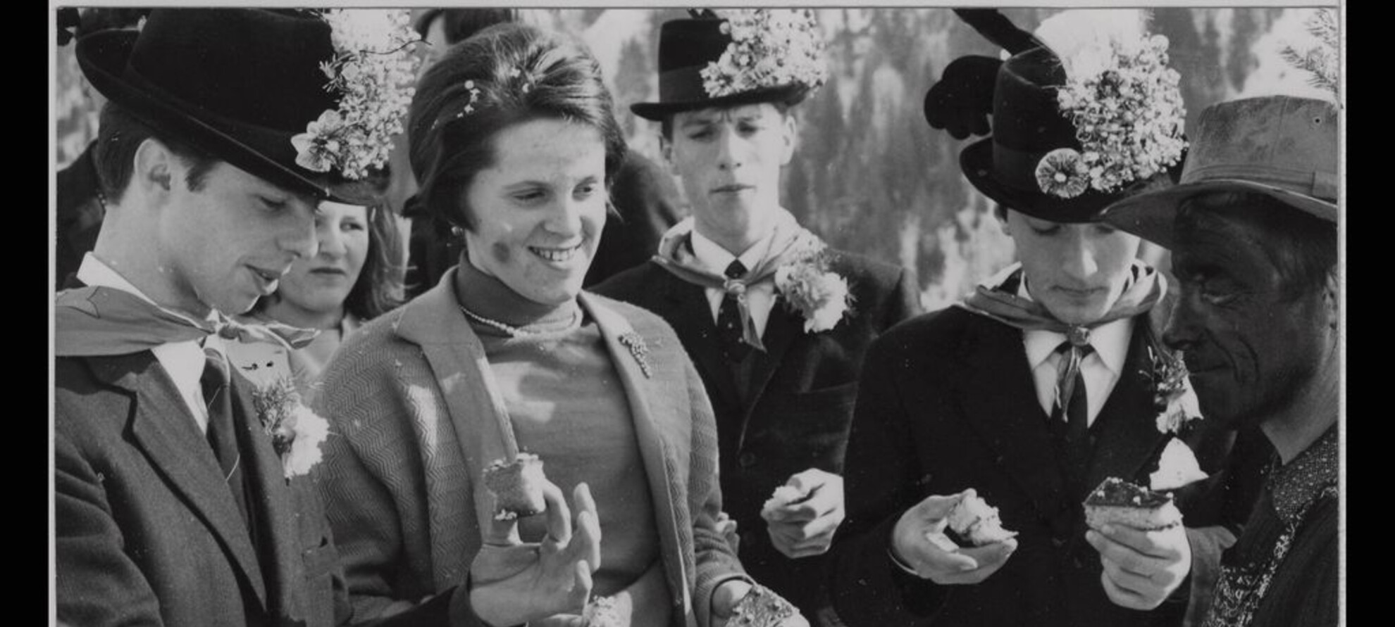 Palù del Fersina, "I veci", manifestazione  popolare che si svolge il martedì grasso | © Archivio Flavio Faganello