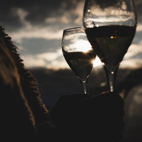 High-altitude sunsets 