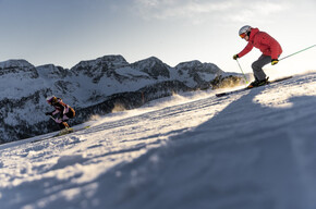 Trentino Ski Sunrise: skiing at dawn at San Pellegrino