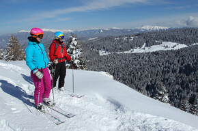Skigebiet Folgaria Fiorentini - die Skitour dei Forti 