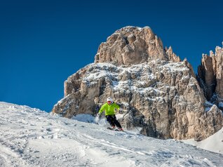 Val di Fassa - Col Rodella - Passo Sella - Sciatore