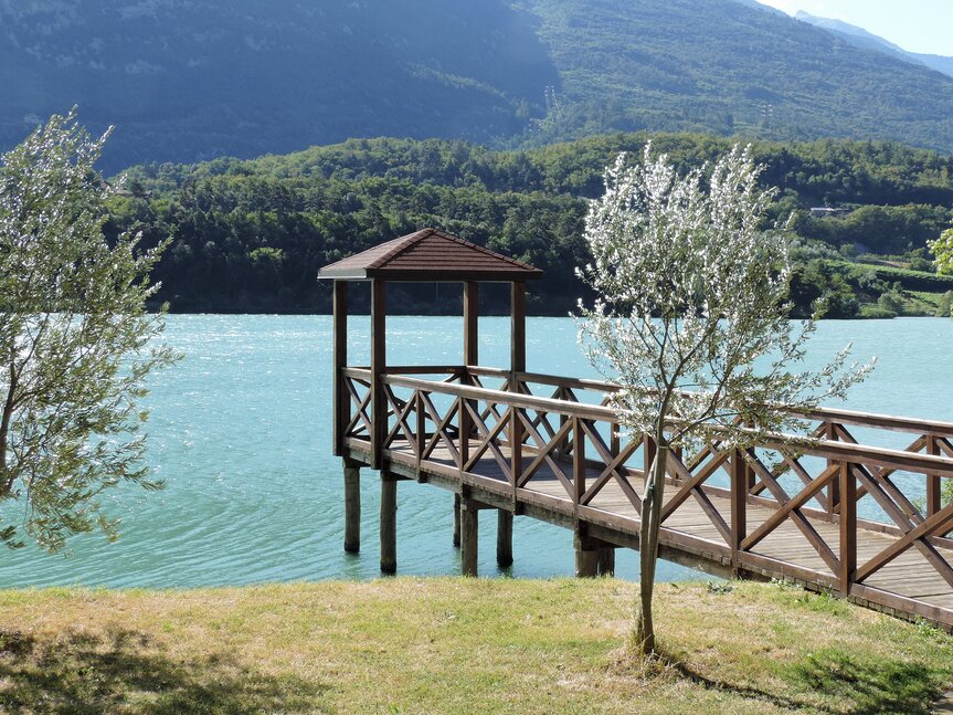 Valle dei Laghi - Lago di Cavedine - Pontile