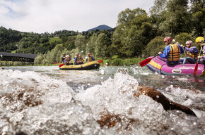 Cavalese - Rafting- und Canyoning-Tour auf dem Wildbach Avisio