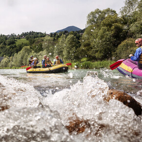 Cavalese - Rafting- und Canyoning-Tour auf dem Wildbach Avisio