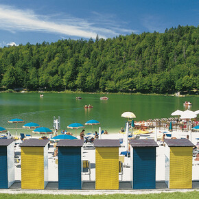 Trentino Badeseen mit Stränden