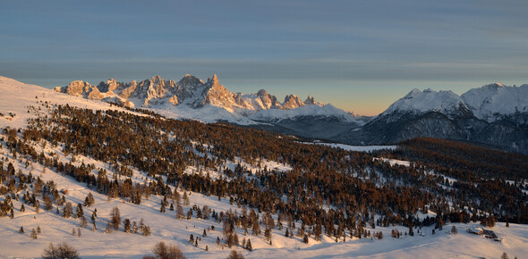 Val di Fiemme - Bellamonte - Panorama sulle Pale di San Martino
