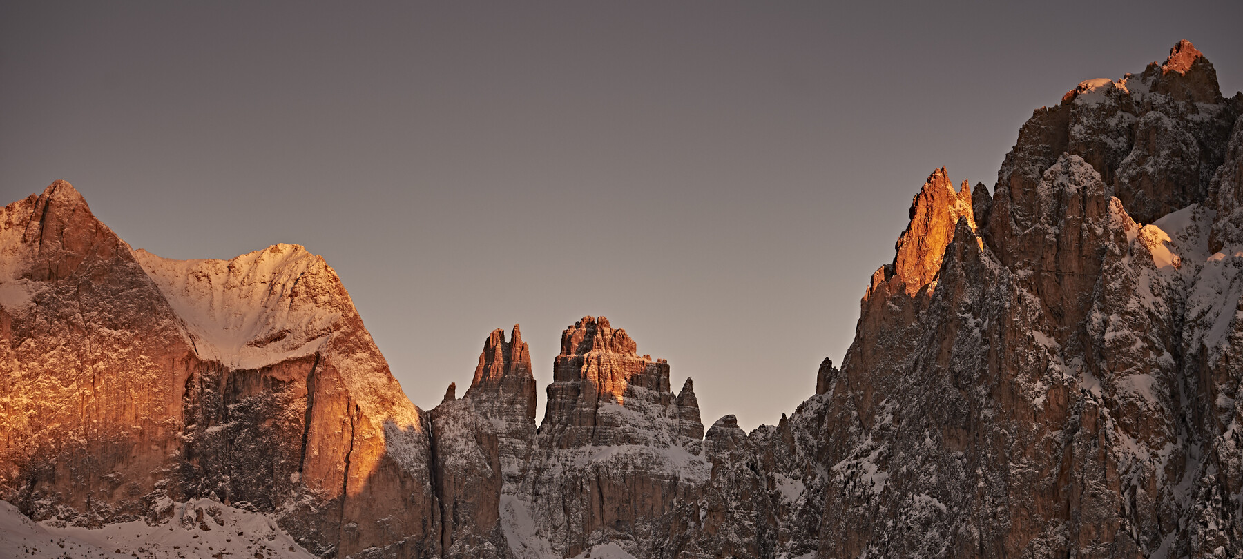 Val di Fassa - Ciampedie - Catinaccio - Alba sulle Dolomiti