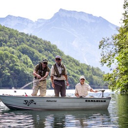 Valuable fish fauna in the waters of Trentino FISHING IN RIVERS AND LAKES RECLAIMED BY NATURE