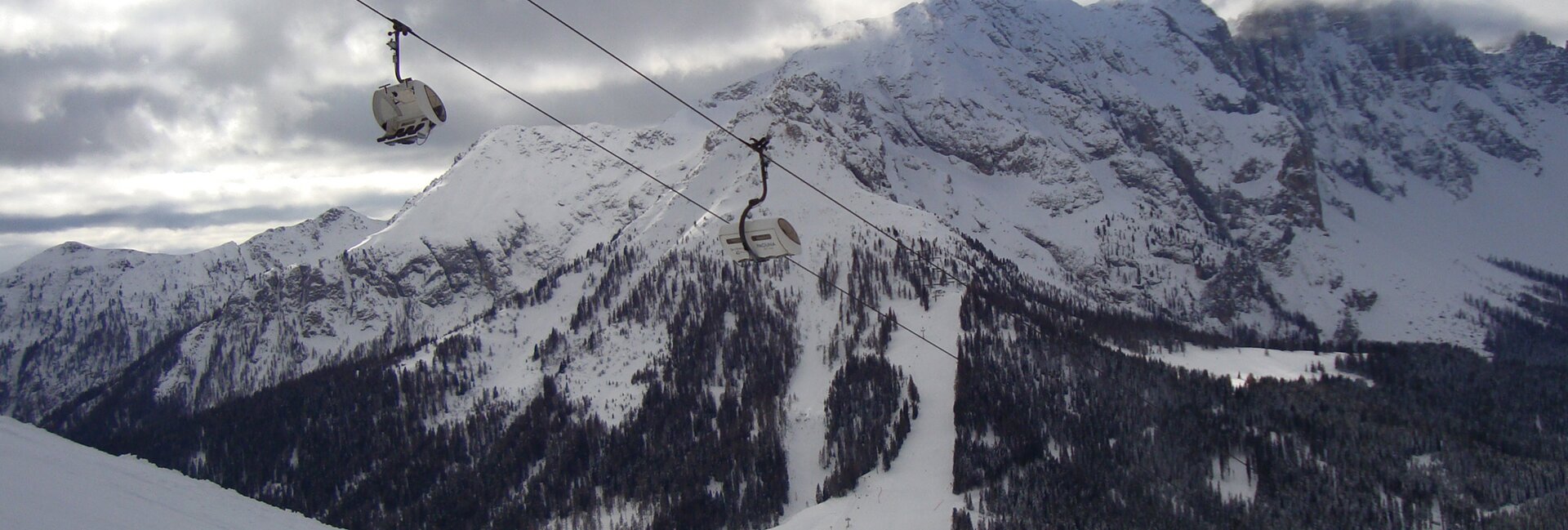 Winter holiday in the Dolomites