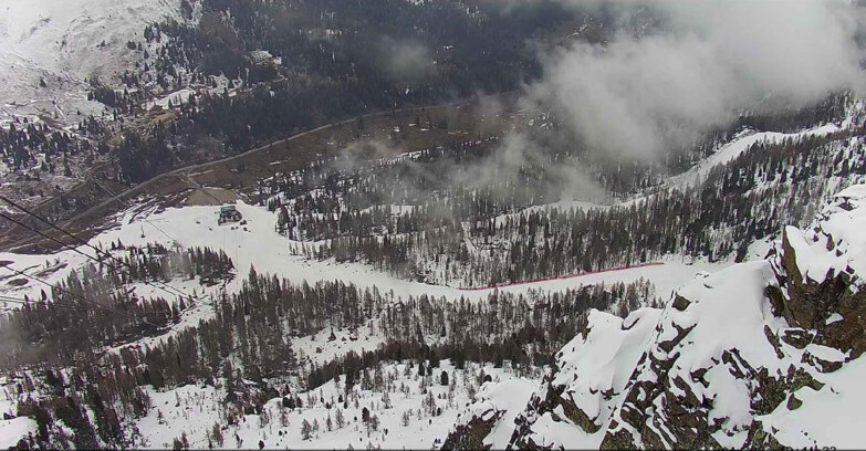 Webcam Passo San Pellegrino-Falcade - Pista Funivia