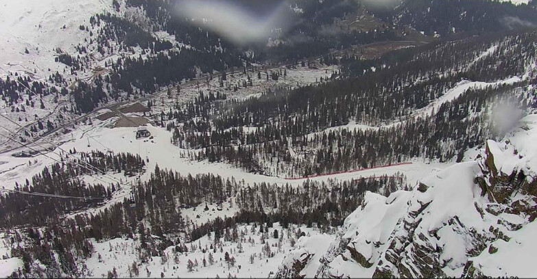 Webcam Passo San Pellegrino-Falcade - Pista Funivia