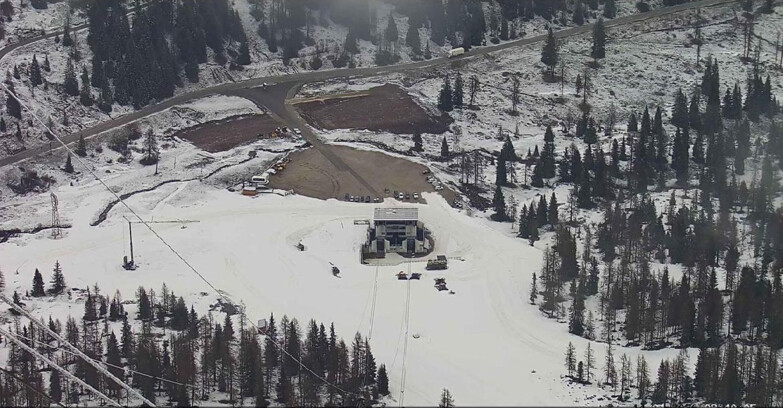 Webcam Passo San Pellegrino-Falcade - Arrivo Seggiovia