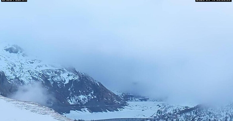 Webcam Canazei Belvedere - Lago e Passo Fedaia