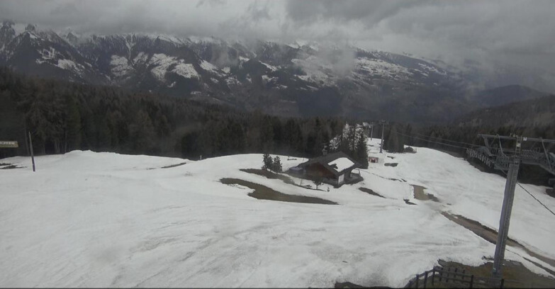 Webcam Bellamonte-Alpe Lusia  - Pista Le Fassane e Morea Snowpark