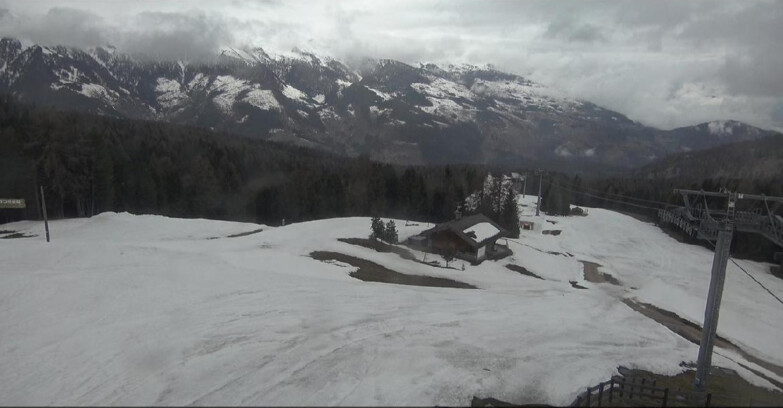 Webcam Bellamonte-Alpe Lusia  - Pista Le Fassane e Morea Snowpark