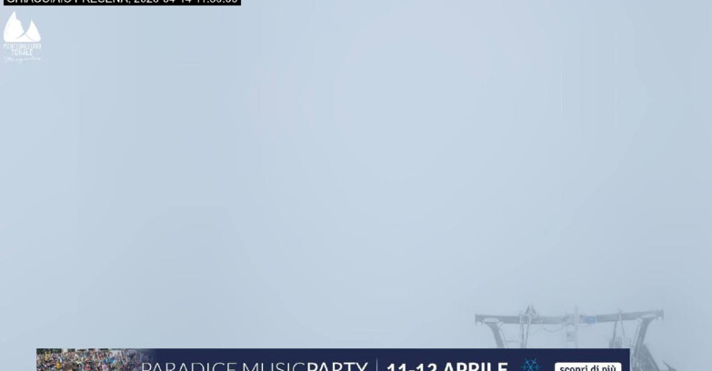 Webcam Presena Glacier  - Pista Paradiso - Presena Tonale