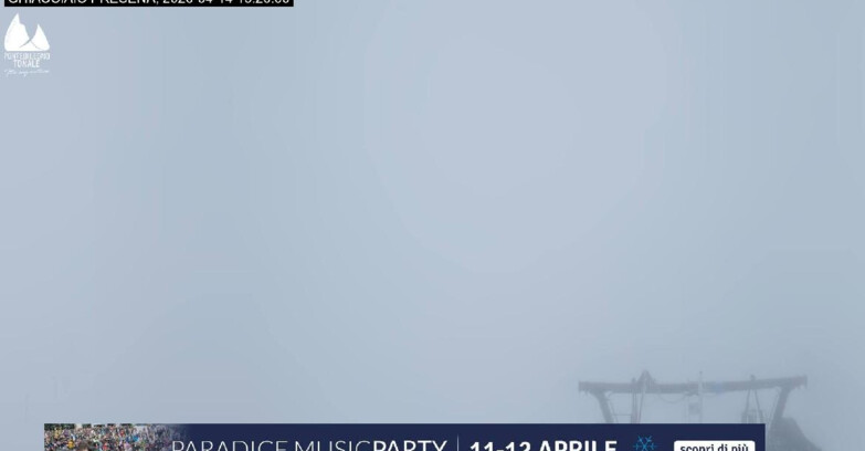 Webcam Presena Glacier  - Pista Paradiso - Presena Tonale