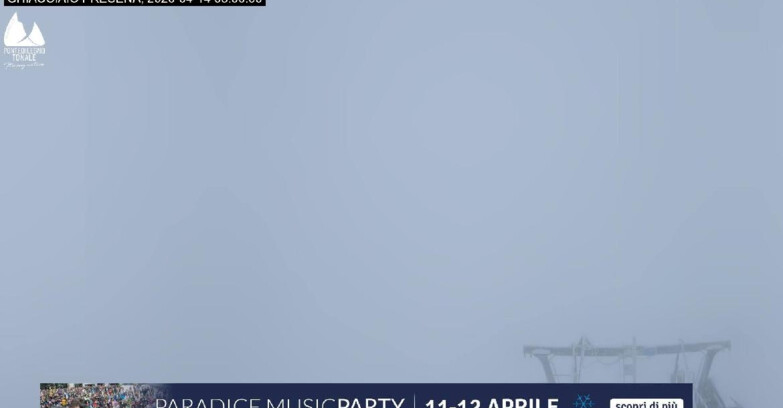 Webcam Presena Glacier  - Pista Paradiso - Presena Tonale