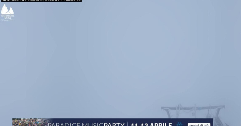 Webcam Presena Glacier  - Pista Paradiso - Presena Tonale