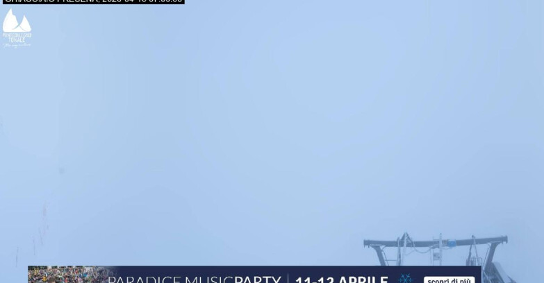 Webcam Ghiacciaio Presena - Veduta Pista Paradiso - Presena Tonale