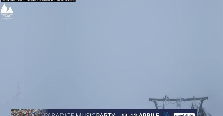 Webcam Ghiacciaio Presena - Veduta Pista Paradiso - Presena Tonale