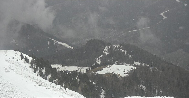 Webcam Pozza di Fassa-Aloch-Buffaure  - Sasso Lungo e Sasso Piatto visti da Buffaure