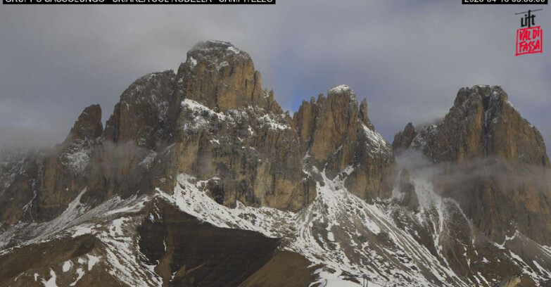 Webcam Кампителло-Маццин-Кол-Роделла  - Campitello di Fassa - Col Rodella - Gruppo del Sassolungo