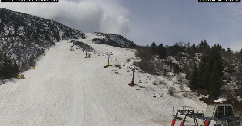 Webcam Monte Bondone - Bondone Palon e Canalon