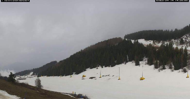 Webcam Monte Bondone - Slope Cordela and snowpark